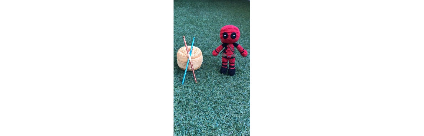 Deadpool Avengers Crochet Doll